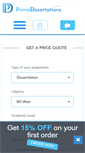 Mobile Screenshot of primedissertations.com